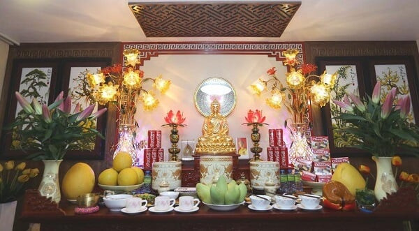 Những lưu ý khi bài trí bàn thờ Phật- Ảnh 5.