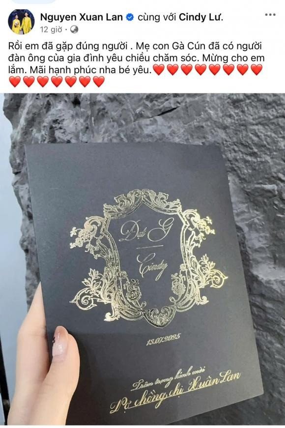 Cindy Lư đáp trả khi bị chê thiệp cưới màu đen giống như đám ma