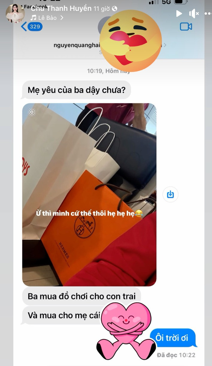 Chu Thanh Huyền gây tranh cãi khi khoe quà Hermes chồng tặng sau trận thua 04 của tuyển Việt Nam