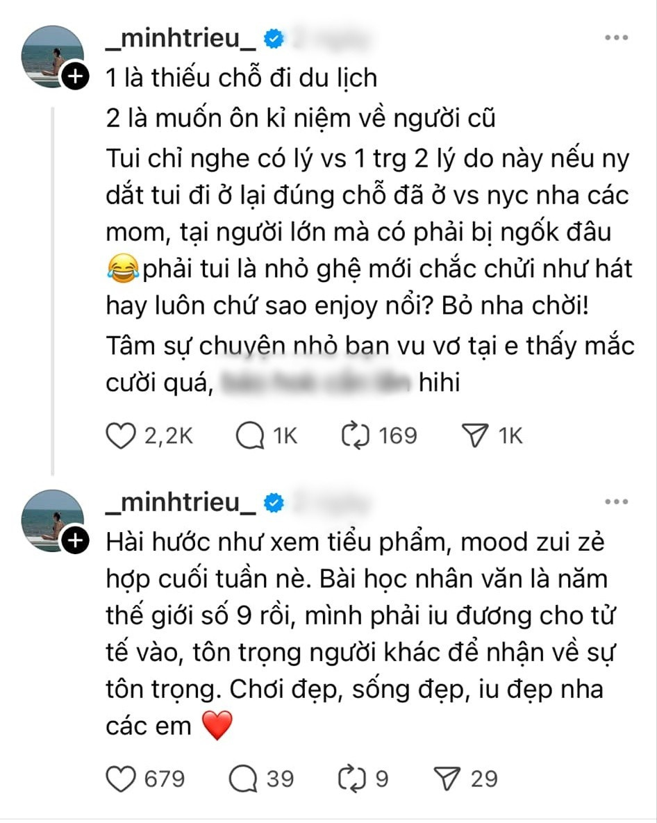 Kỳ Duyên Thiên Ân bị soi gương mặt không cảm xúc khi cùng lúc chạm mặt Minh Triệu