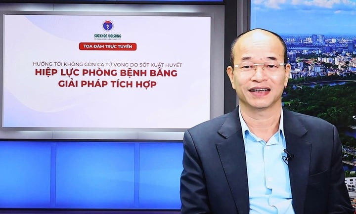 PGS.TS.BS Đỗ Duy Cường, Viện trưởng Viện Y học Nhiệt đới, Bệnh viện Bạch Mai.