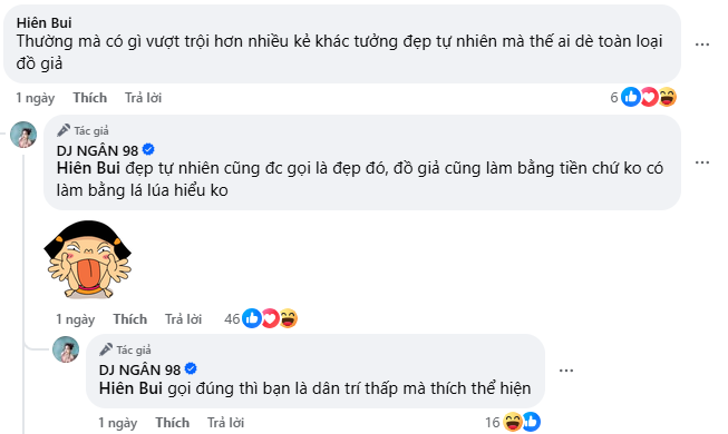 Ngân 98 đáp trả gây sốc khi bị mỉa mai ngoại hình toàn đồ giả