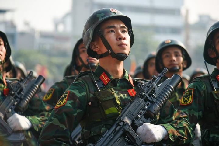 Số thí sinh đăng ký xét tuyển ngành quân đội tăng hơn 40% so với năm ngoái. (Ảnh minh hoạ)