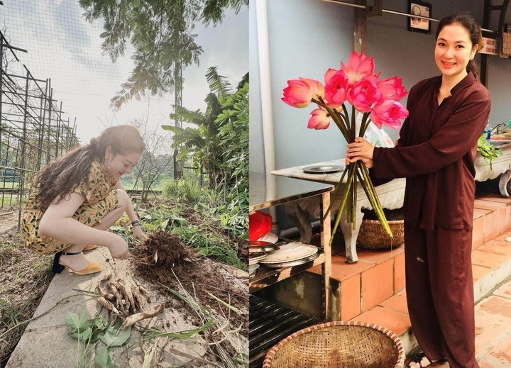 Nàng hậu chọn cuộc sống bình dị.