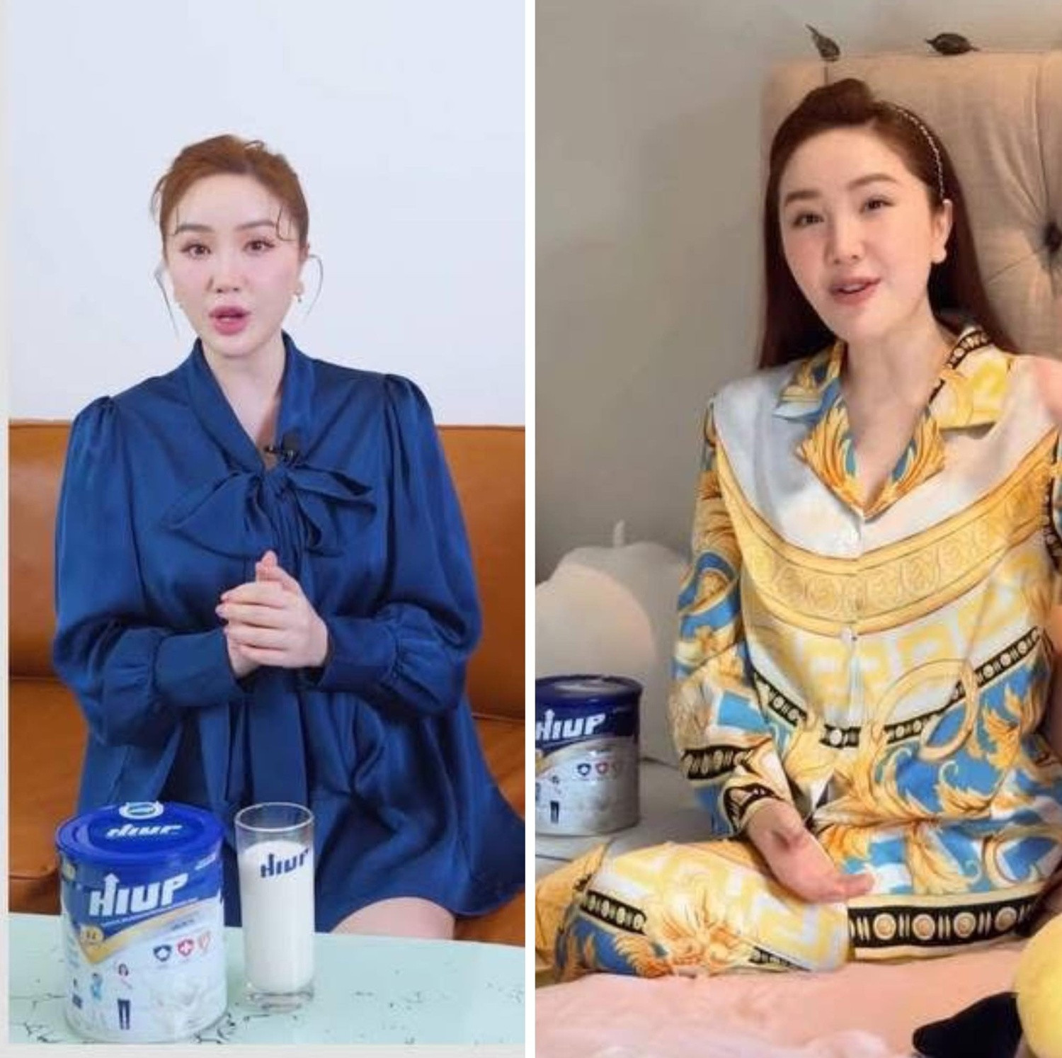 Bảo Thy gây tranh cãi khi giàu có vẫn quảng cáo sữa giả