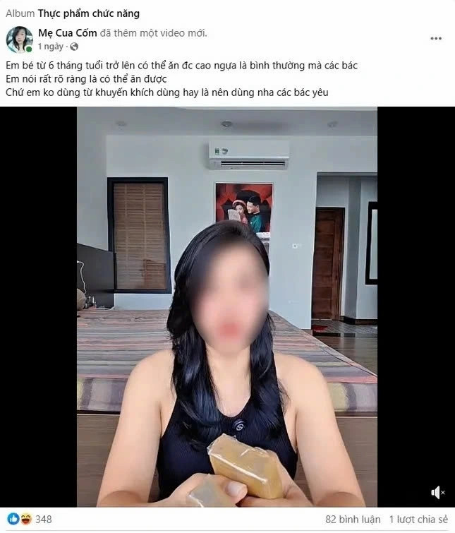 chuyen gia noi gi viec tiktoker noi tieng khuyen dung cao ngua bach cho tre 6 thang tuoi hinh anh 1