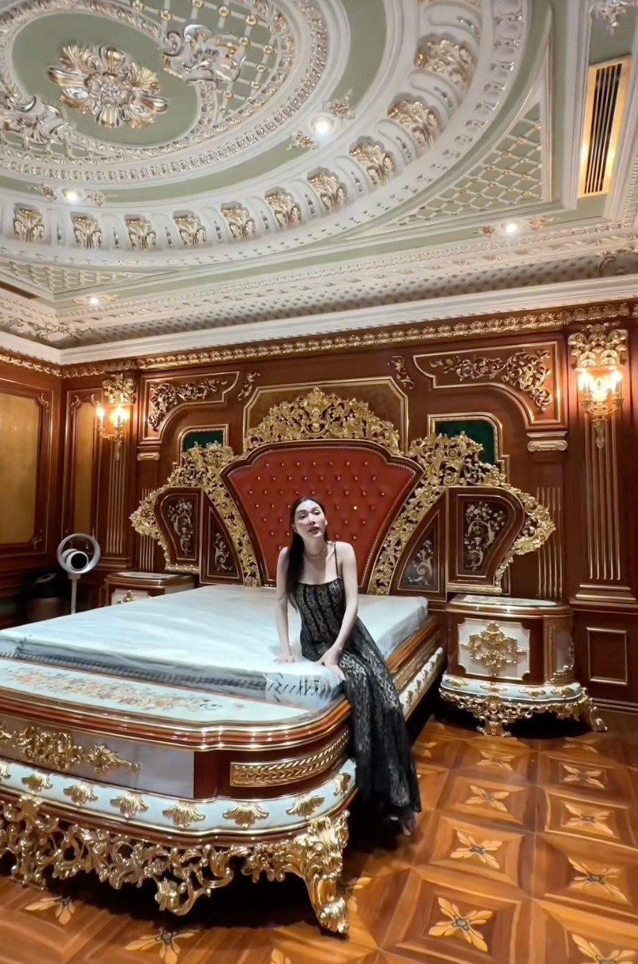 Bị nghi thuê biệt thự 500 tỷ sống ảo Ngân Collagen tung clip khoe tài sản quá giàu