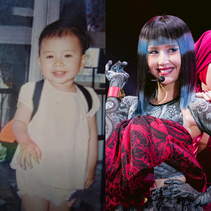 Quỳnh Anh Shyn mang nét đẹp trong trẻo, ngọt ngào từ ngày bé.