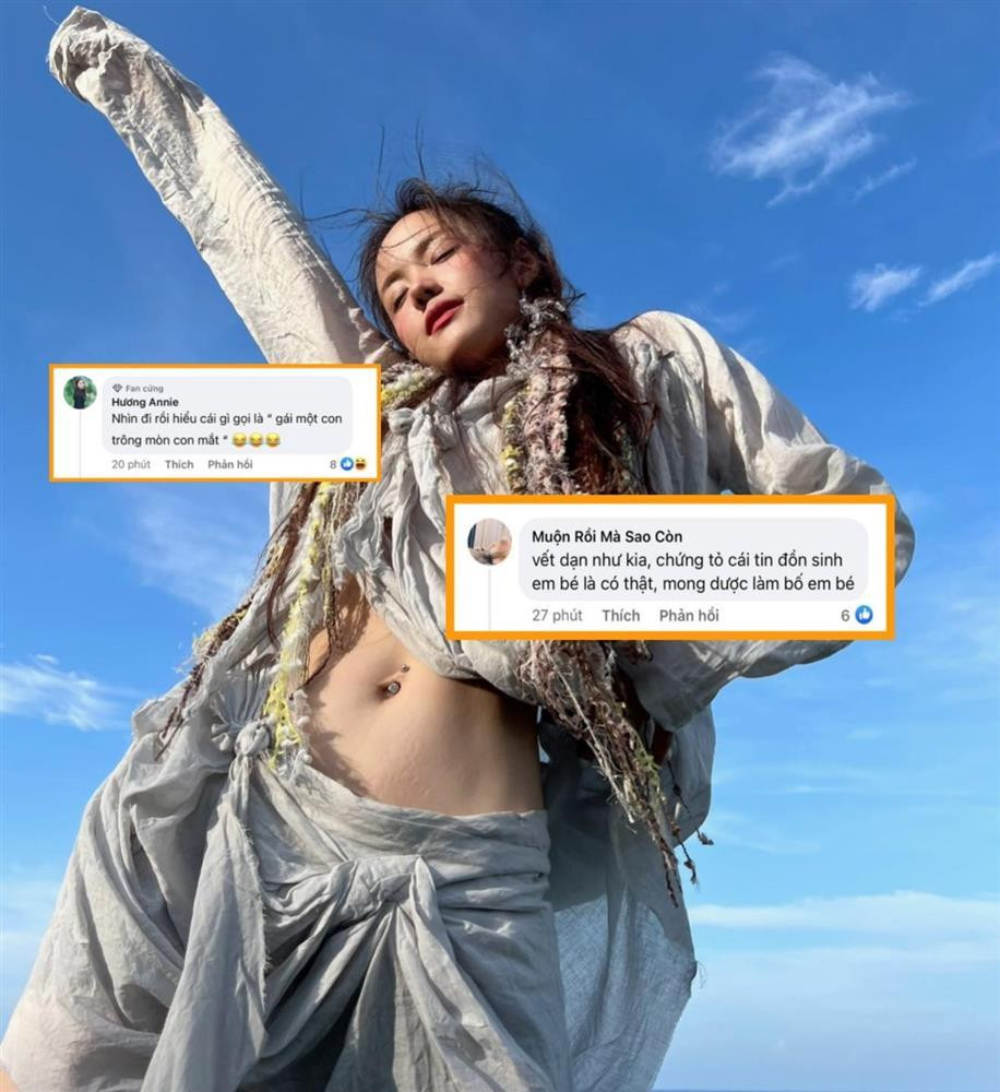 Phương Ly bị soi rạn da bụng, netizen đào lại ồn ào 19 tuổi sinh con-9