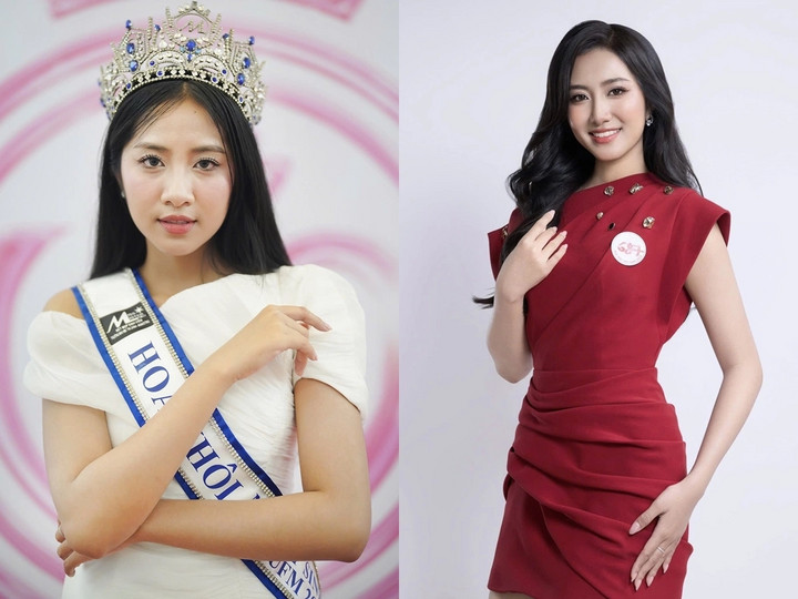 Gương mặt mộc gần như không khác biệt quá nhiều với lúc đã trang điểm.