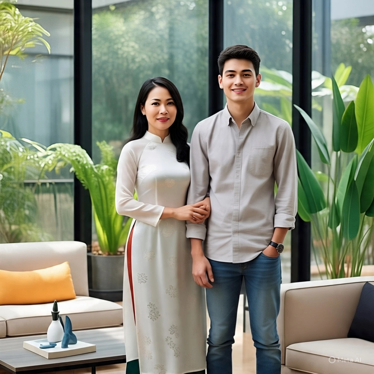 me dua ban trai kem minh 12 tuoi ve ra mat hinh anh 1