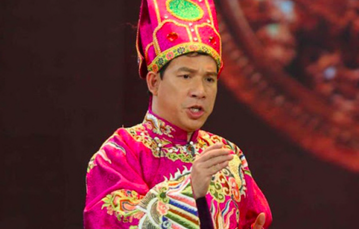 NSƯT Quang Thắng ghi dấu với hình ảnh Táo Kinh tế trong chương trình