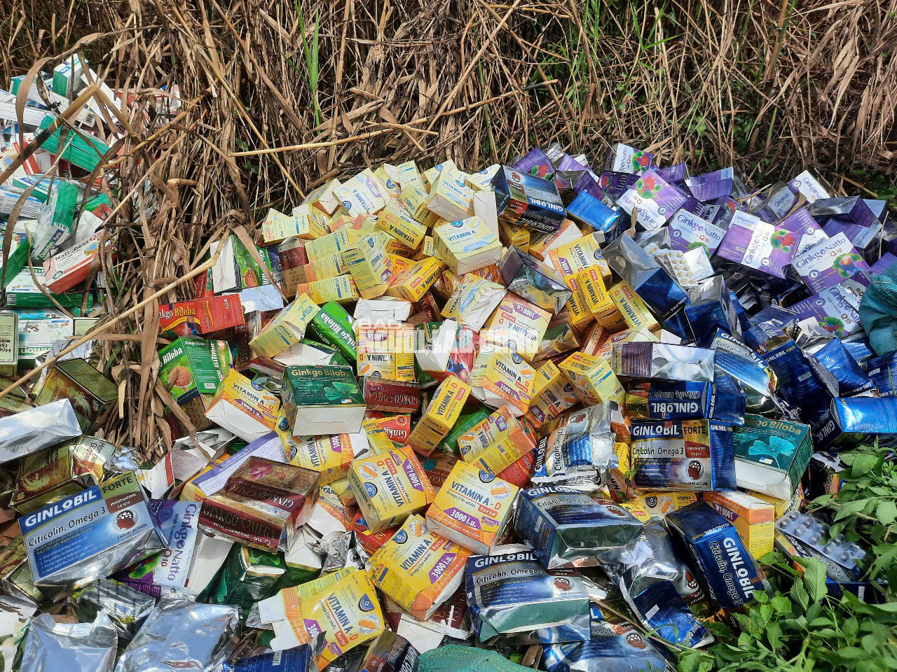 Phát hiện số lượng lớn thuốc, thực phẩm chức năng bỏ ở Bình Chánh - Ảnh 10.