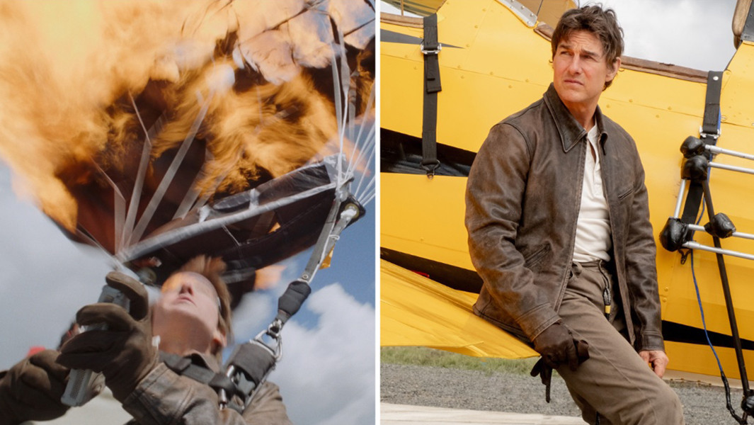 Tom Cruise lập kỷ lục mạo hiểm với dù đang cháy - Ảnh 4.