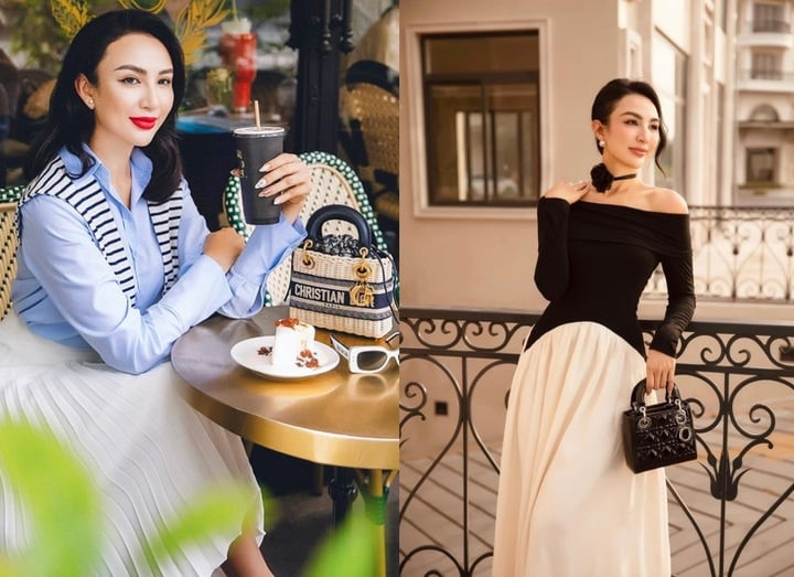 Ngọc Diễm vẫn giữ được nhan sắc mặn mà, sang chảnh.