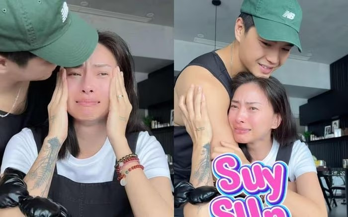 Ngô Thanh Vân ôm chồng khóc nức nở suy sụp trên hành trình tìm con
