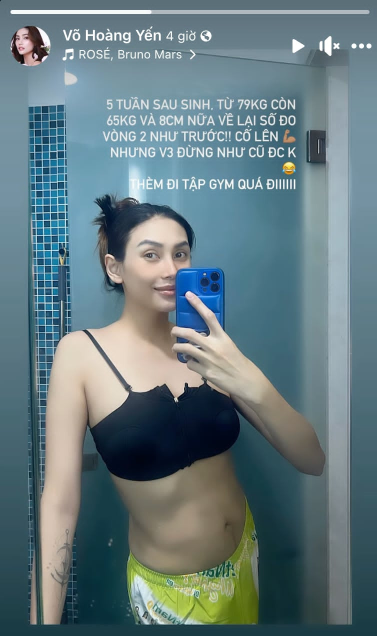 Phản ứng của Võ Hoàng Yến khi bị miệt thị ngoại hình kém duyên sau sinh