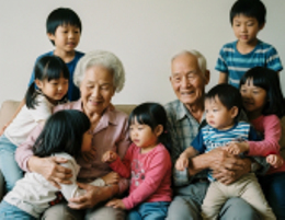 bo me u80 met moi khi cac con gui khoi nghi he ve que hinh anh 1