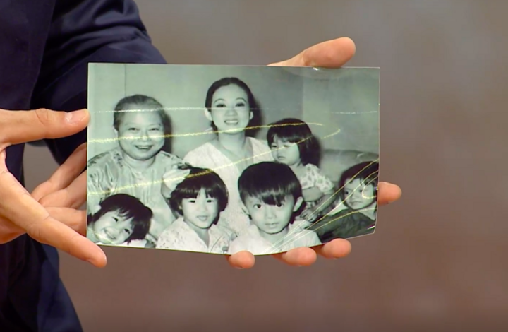 Ảnh gia đình của NSƯT Hữu Châu.