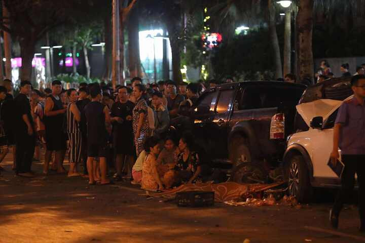 Hiện trường vụ tai nạn.