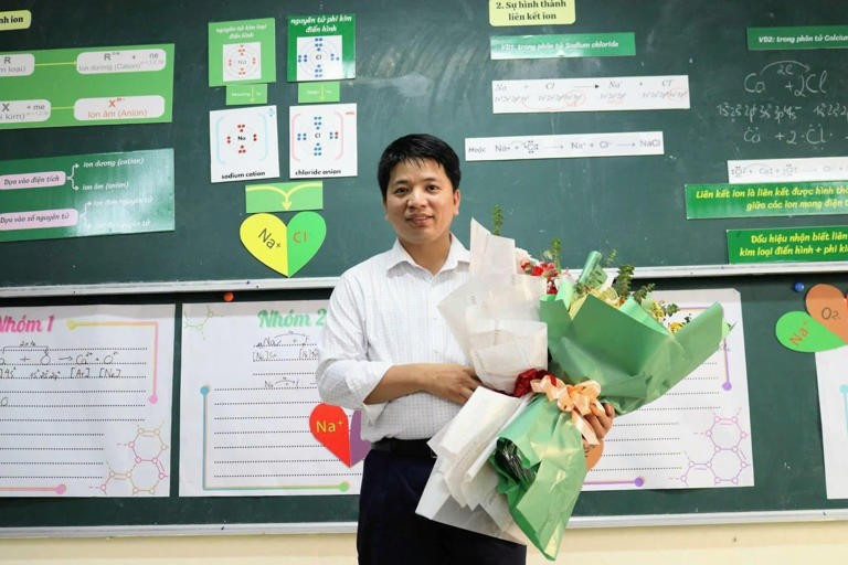 Thầy giáo Ngô Xuân Quỳnh, giáo viên trường THPT Phan Đình Phùng (Hà Nội)