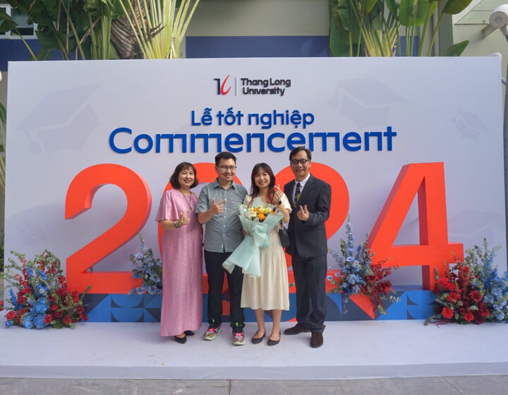 Gia đình nhỏ của NSƯT Đức Khuê.