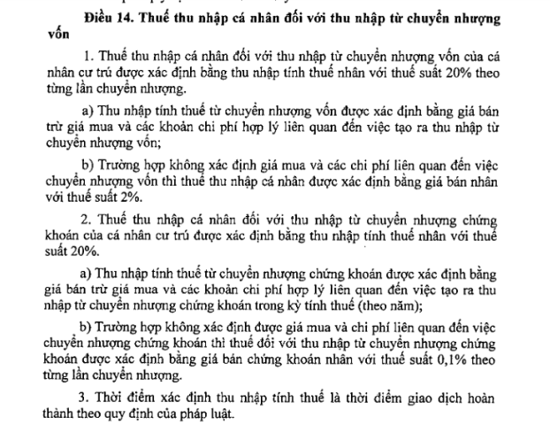 Đánh thuế 20% tiền lãi chứng khoán là quá cao, lo ngại “đẩy” nhà đầu tư về lướt sóng - Ảnh 1.