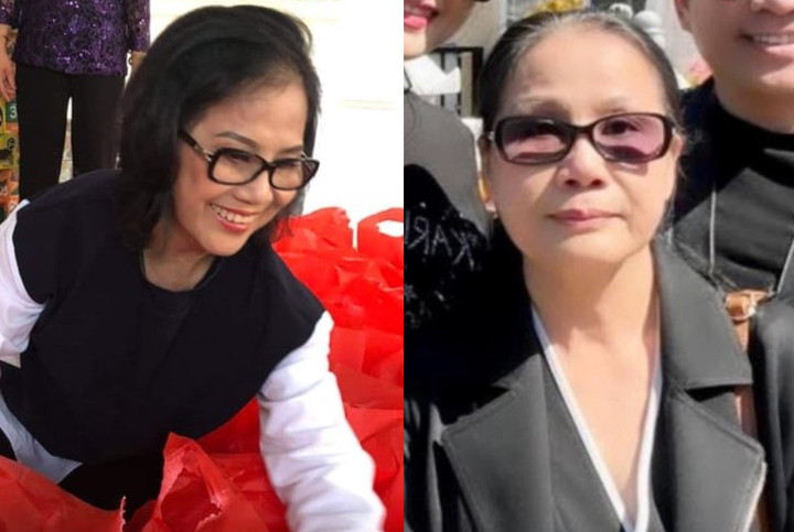 Hình ảnh hiếm hoi của Tài Linh ở tuổi U70.