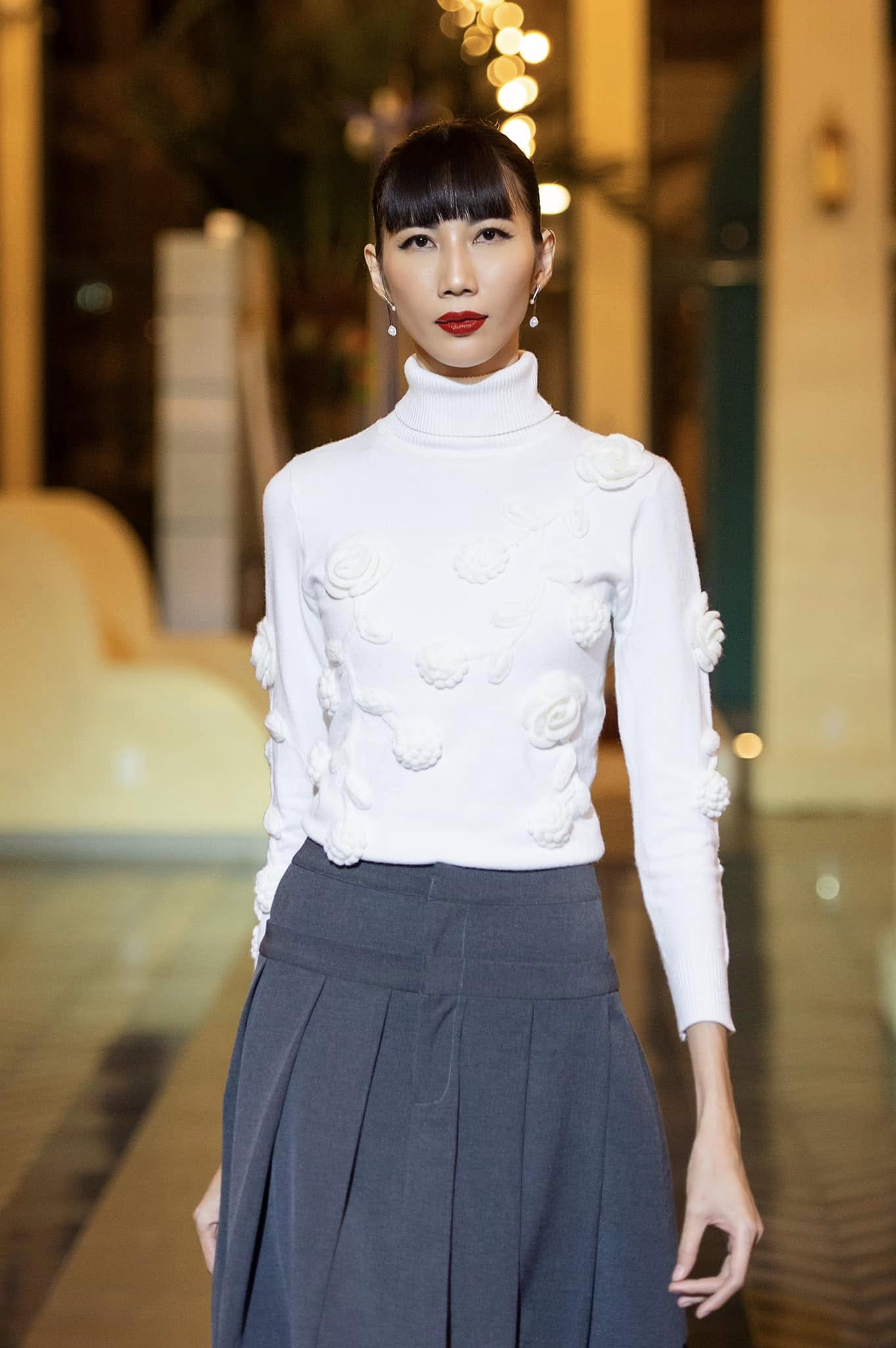 Diện mạo sau khi tăng cân của siêu mẫu Vietnam's Next Top Model có biệt danh 'gầy trơ xương' - Ảnh 8.