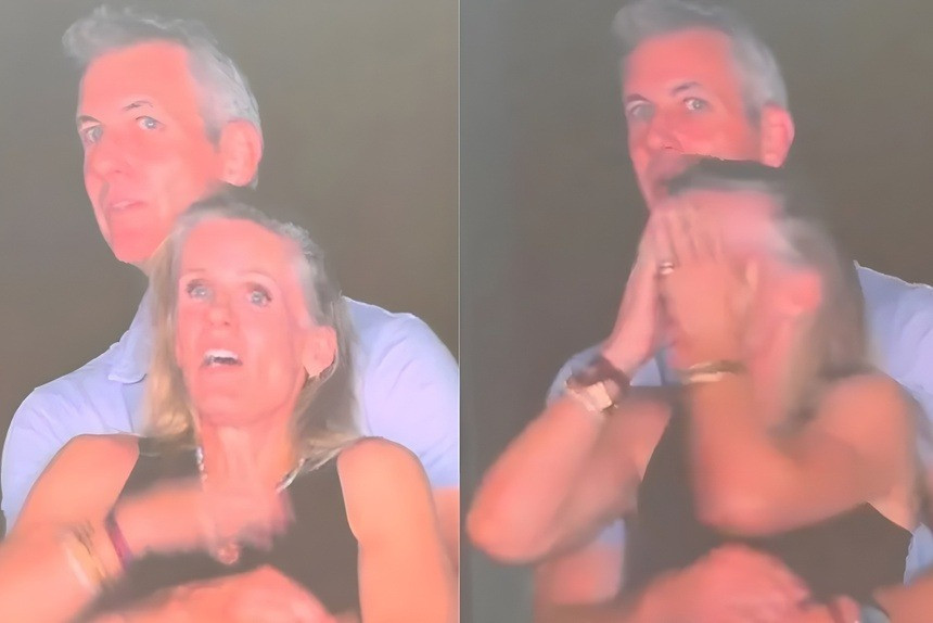 Giám đốc nhân sự Kristin Cabot&nbsp; lộ diện sau bê bối ngoại tình hôn nhân bất ổn với chồng tỷ phú