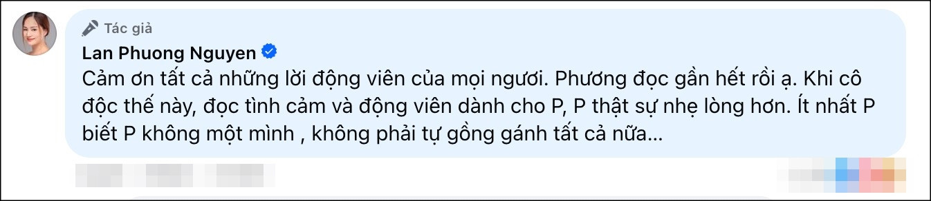 Tình hình hiện tại của Lan Phương sau thông báo ly thân chồng Tây