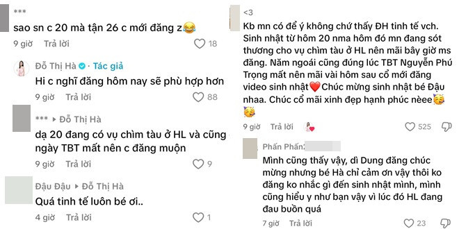 Đỗ Thị Hà được lòng cả mạng xã hội nhờ một hành động nhân dịp sinh nhật