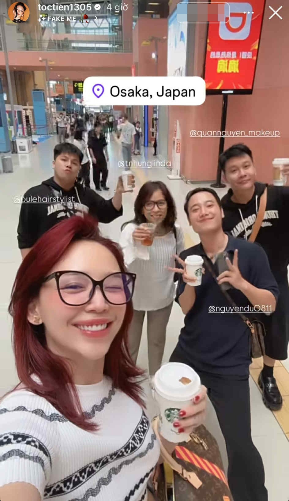 Tóc Tiên tiếp tục đi du lịch vắng bóng ông xã