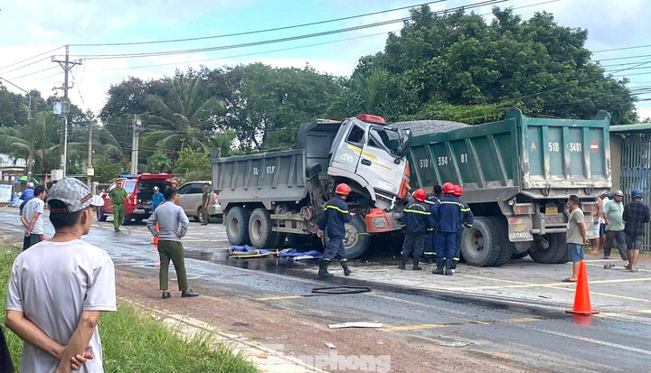 Hiện trường vụ tai nạn.