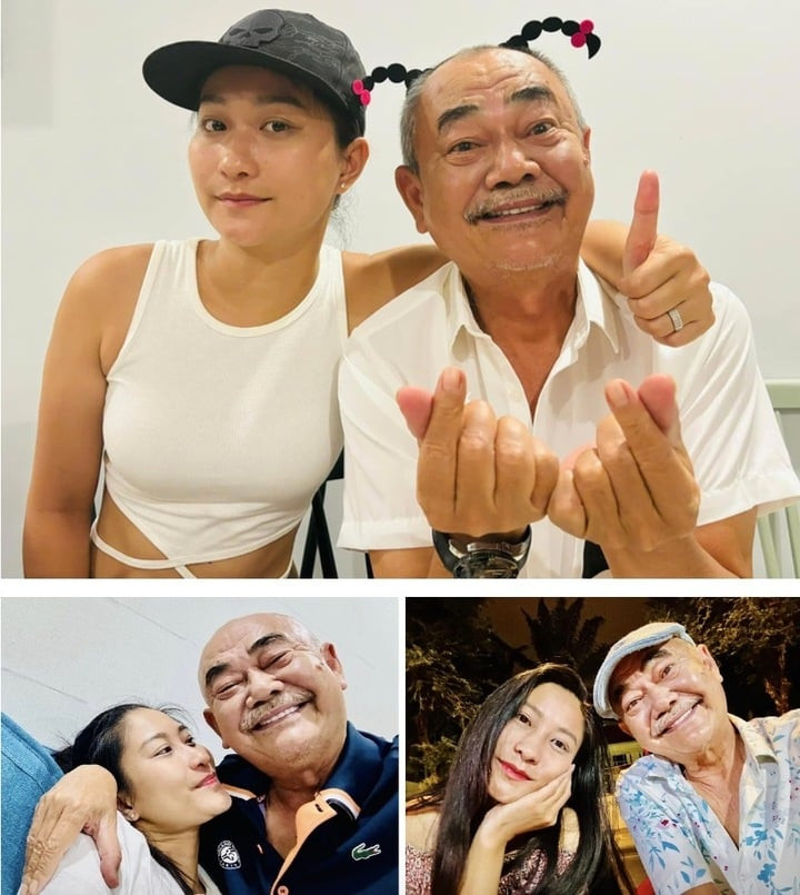 Nam nghệ sĩ đang có những ngày hạnh phúc bên bạn gái.