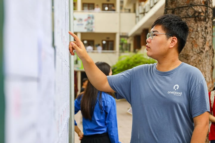 Thí sinh dự tham dự kỳ thi vào lớp 10 Hà Nội.