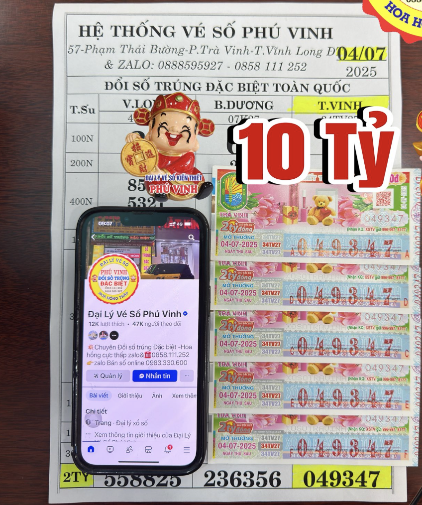 Người đàn ông Vĩnh Long trúng độc đắc 5 tờ vé số và mở tài khoản ngân hàng - Ảnh 1.