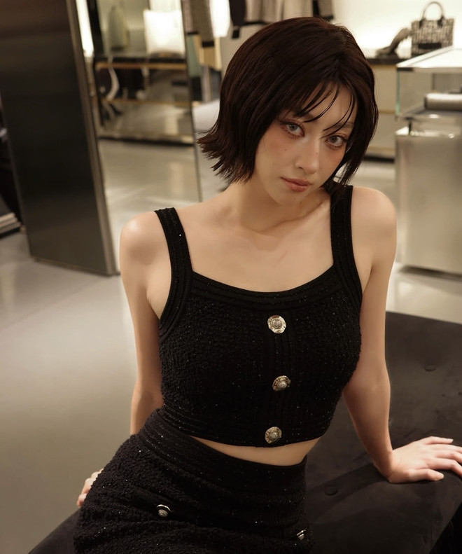 Lần đầu diện tóc ngắn Lương Thùy Linh được khen xinh như gái Nhật