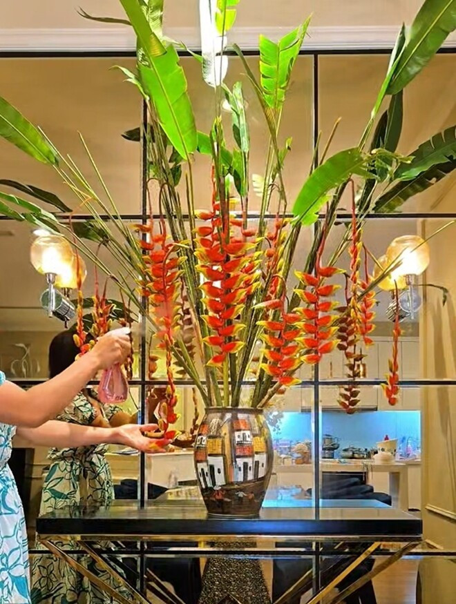 Bình hoa cắm lúc 1h đêm của vợ Mạnh Trường có gì đặc biệt? - Ảnh 4.