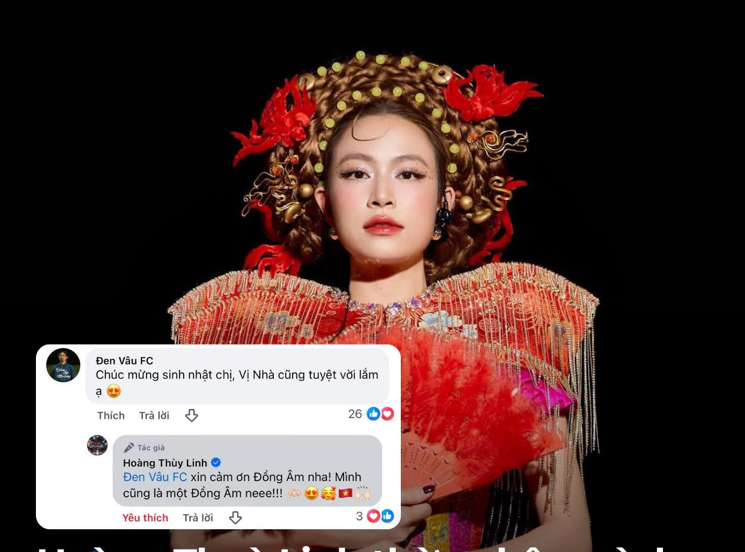 Bất ngờ với dòng bình luận của Hoàng Thùy Linh liên quan đến Đen Vâu- Ảnh 2.