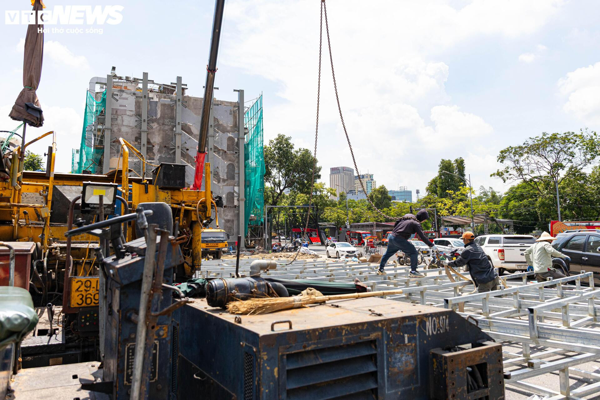 Hiện trạng quảng trường Đông Kinh - Nghĩa Thục sau khi phá dỡ toà 'Hàm cá mập' - 8