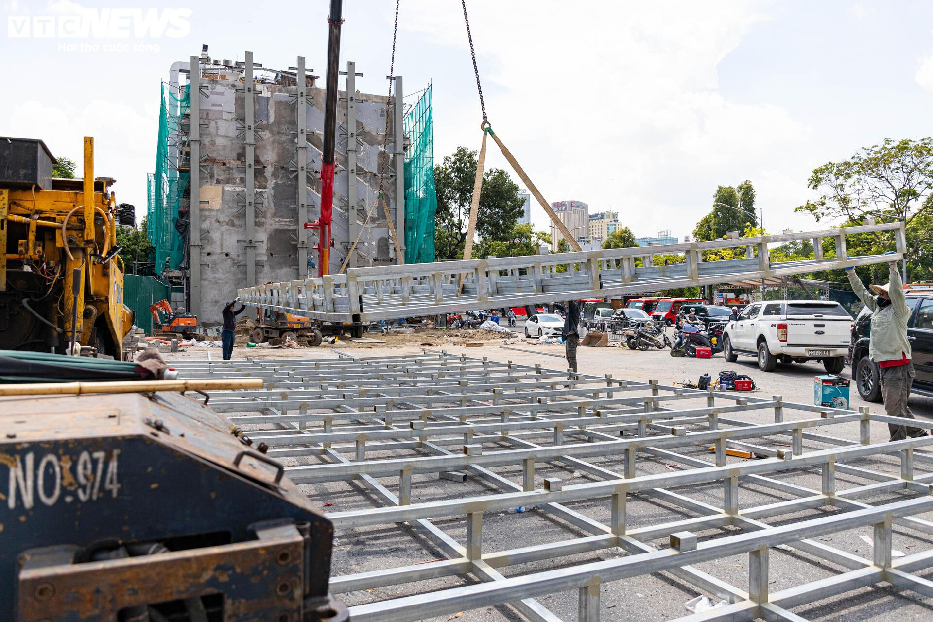 Hiện trạng quảng trường Đông Kinh - Nghĩa Thục sau khi phá dỡ toà 'Hàm cá mập' - 9