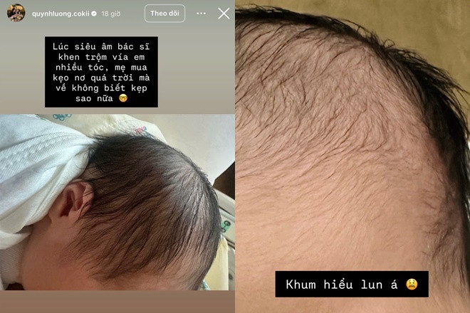 Quỳnh Lương liên tục than thở ngoại hình con gái dù mới chào đời chưa được 1 tuần
