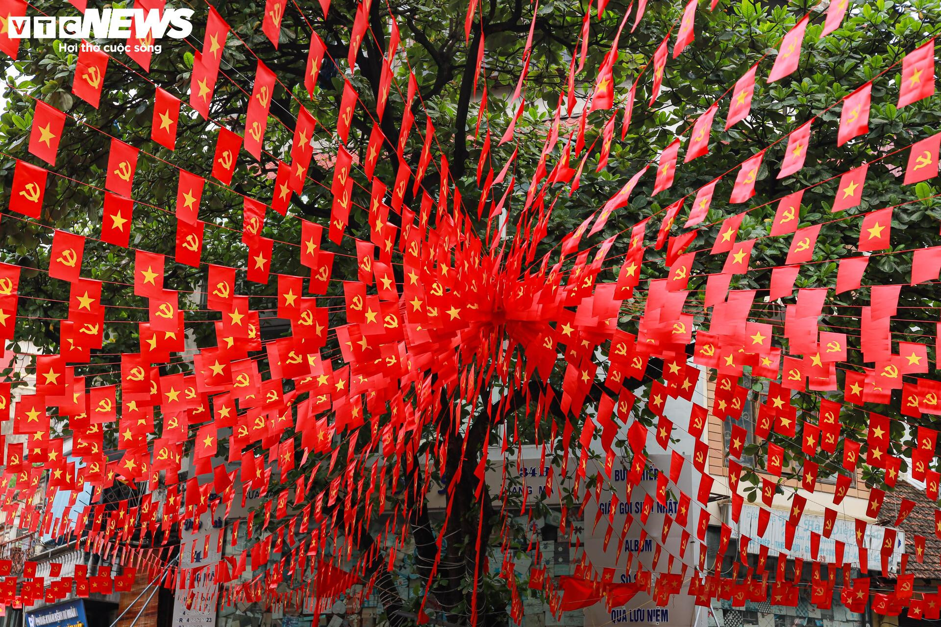 Phố phường Hà Nội rợp sắc cờ đỏ sao vàng, hướng về ngày Quốc khánh 2/9 - 6