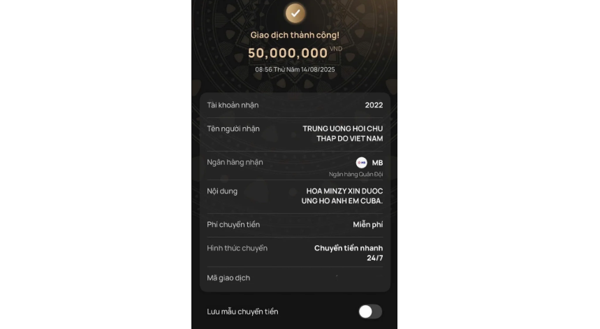 Hòa Minzy bất ngờ thông báo đã ủng hộ nhân dân Cuba, số tiền gây choáng - Ảnh 1.