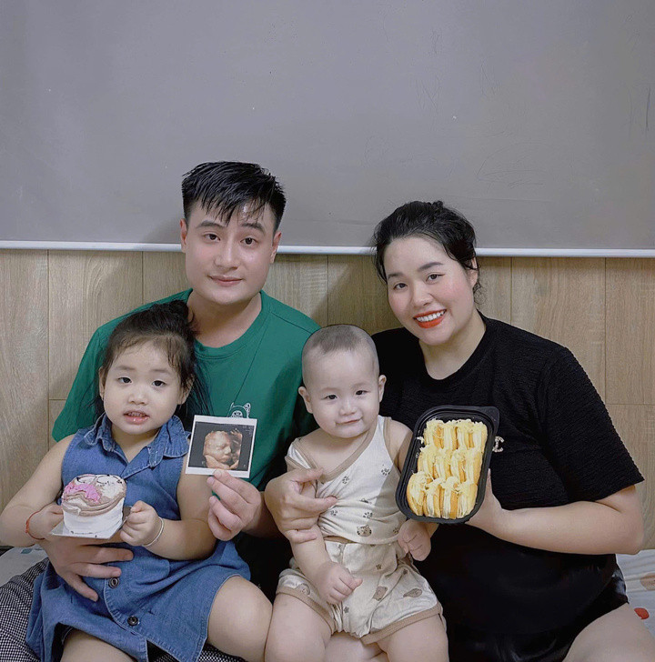 Gia đình chuẩn bị chào đón bé thứ 3 chào đời.