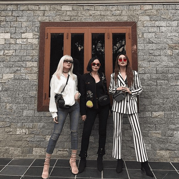 Mặt mộc không phải dạng vừa của 5 mẹ con nhà Thiều Bảo Trâm