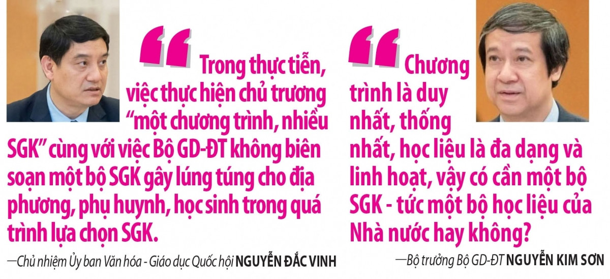 mot bo sach giao khoa duy nhat giai phap ngan han khong the lam lui buoc tuong lai hinh anh 1