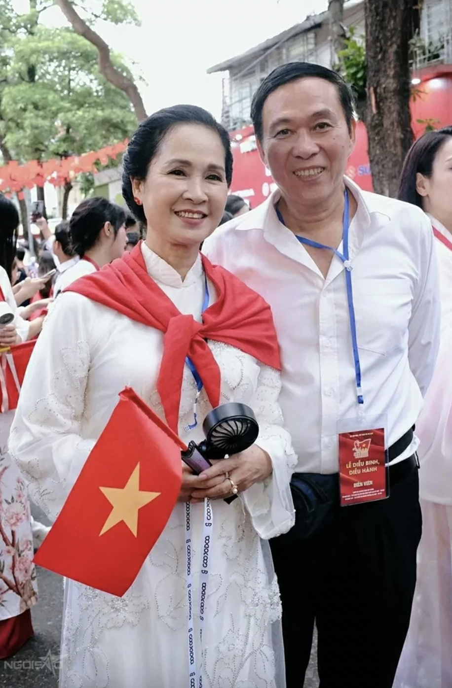 Hồng Diễm gây chú ý trong ngày hợp luyện diễu hành A80- Ảnh 6.