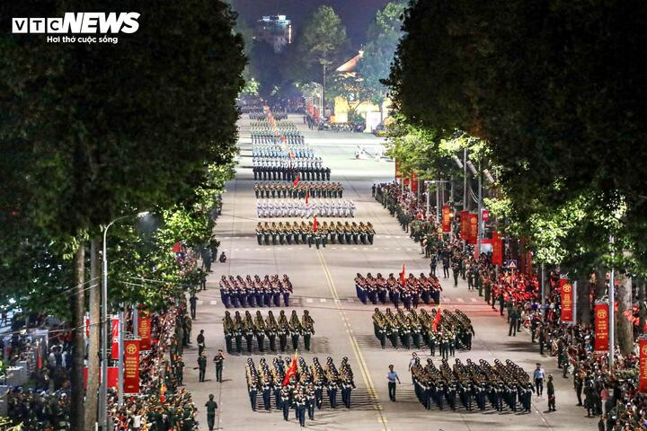 Toàn cảnh buổi Tổng hợp luyện lần 2 tại Ba Đình.